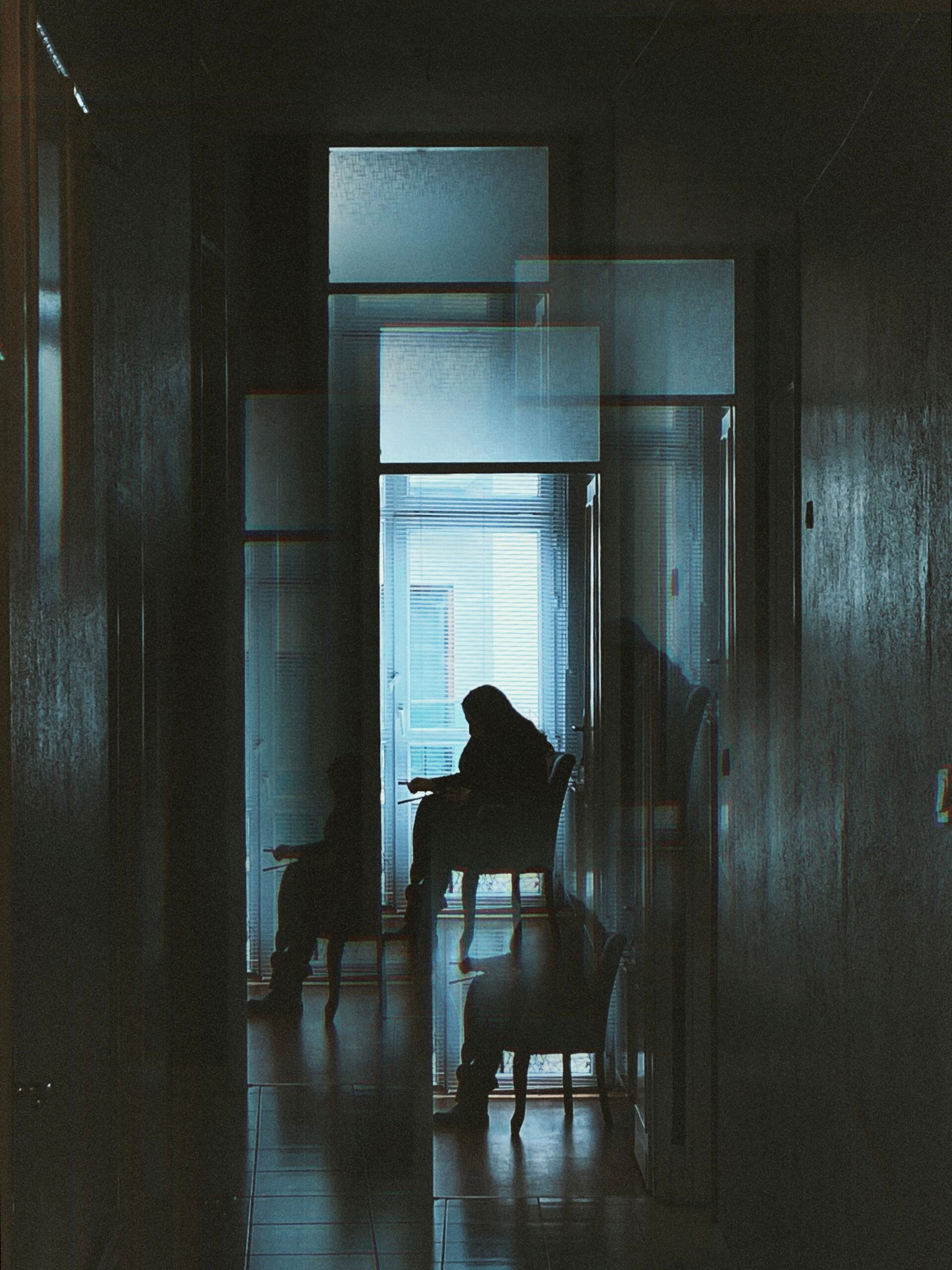 Depressed person.