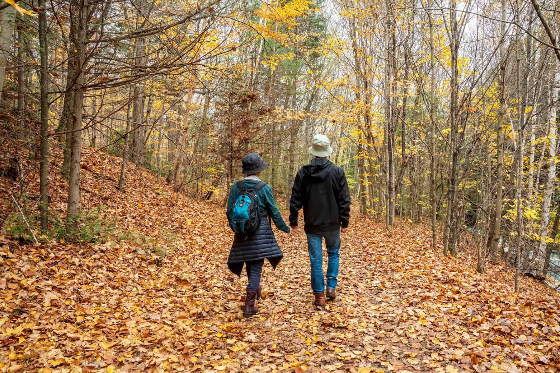 hiking autumn